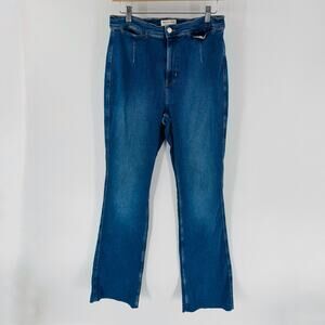 We The Free Free People Pull-On‎ Flare Jeans Women’s Medium Blue Stretch Denim